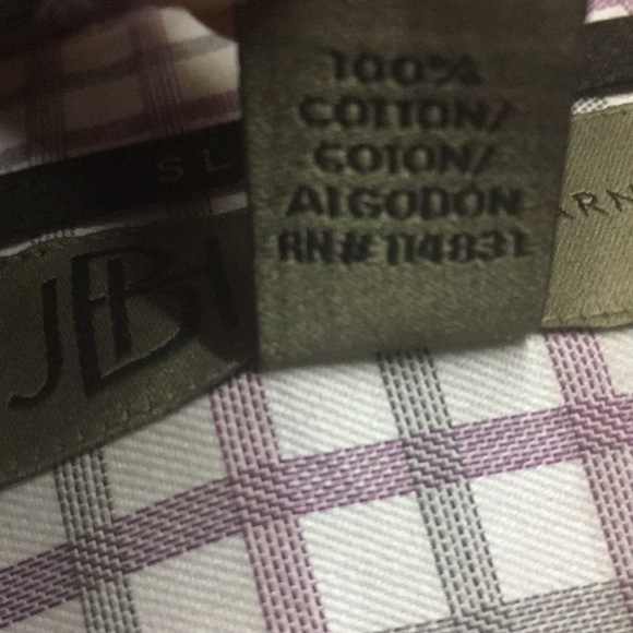 NWT JHane Barnes men shirt size XL Long Sleeve - Picture 10 of 10